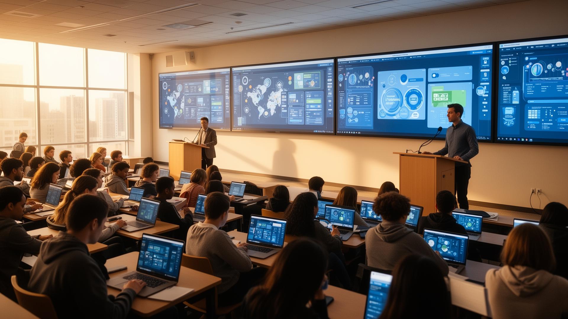 Smart Classroom AV Setup